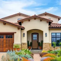 brown house
